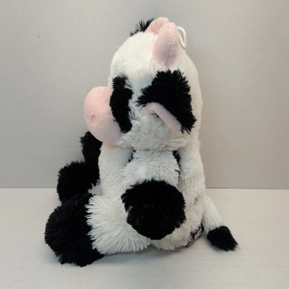 Hershey's Cow Plush Stuffed Animal Black White Spotted Pink Snout 10 Inch Toy